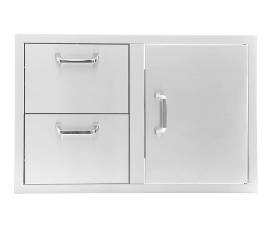 PCM 260 Series 32 Inch Door & Double Drawer Combo (Reversible)