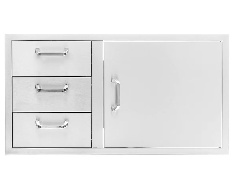 PCM 260 Series 39 Inch Door & Triple Drawer Combo (Reversible)